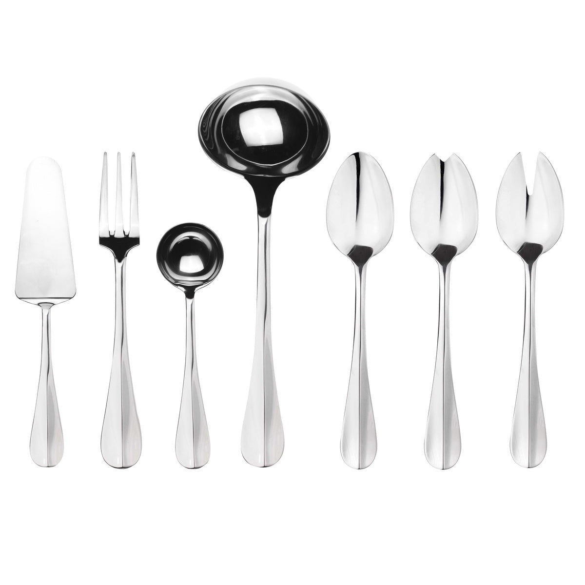  Mepra Roma Serving Set - Silver - Bonton