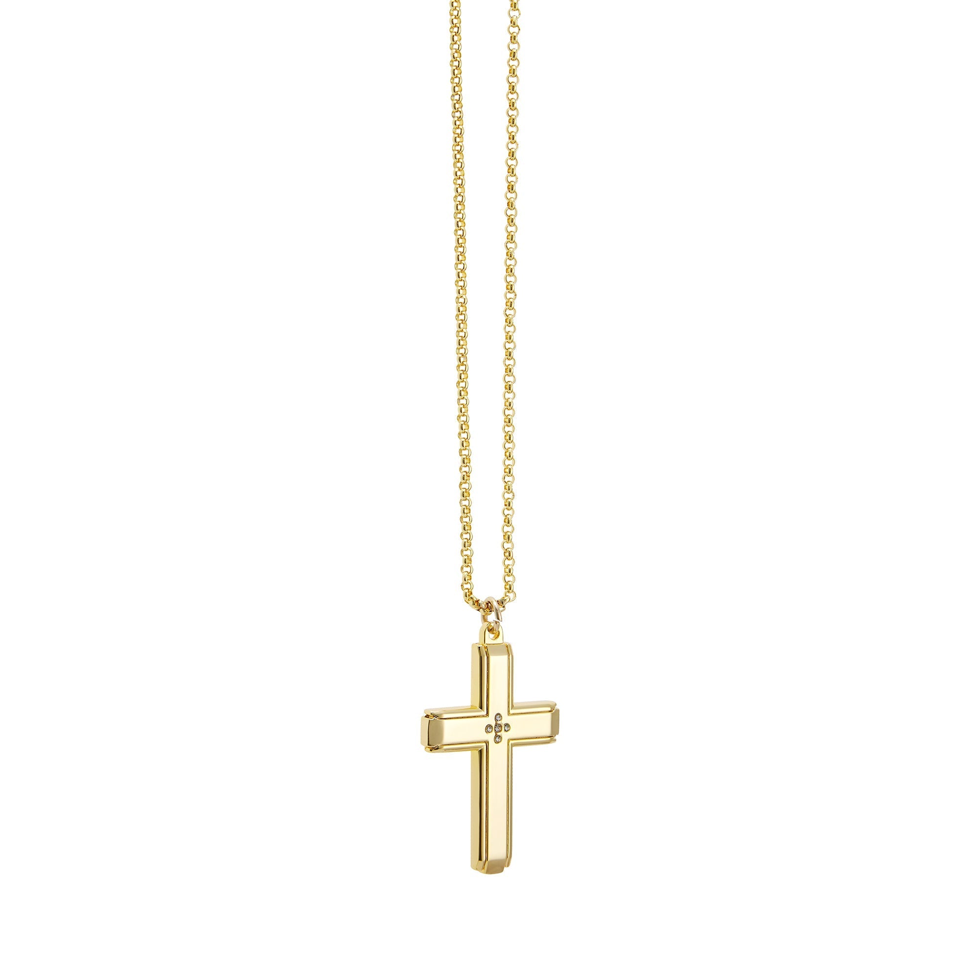  American Exchange American Exchange Cross Necklace 4 - Gold - Bonton