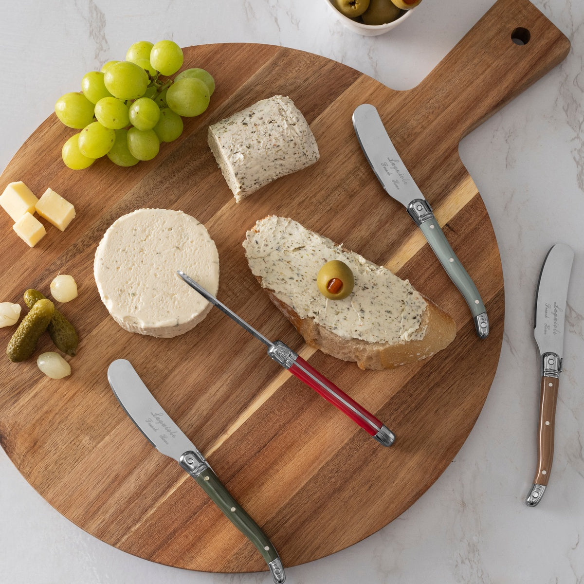  French Home French Home 8-Piece Laguiole Spreader Set - Holly Berry - Default Title - Bonton