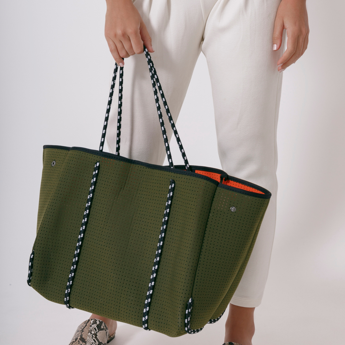  Pop Ups Brand Everyday Tote Safari Green - Default Title - Bonton