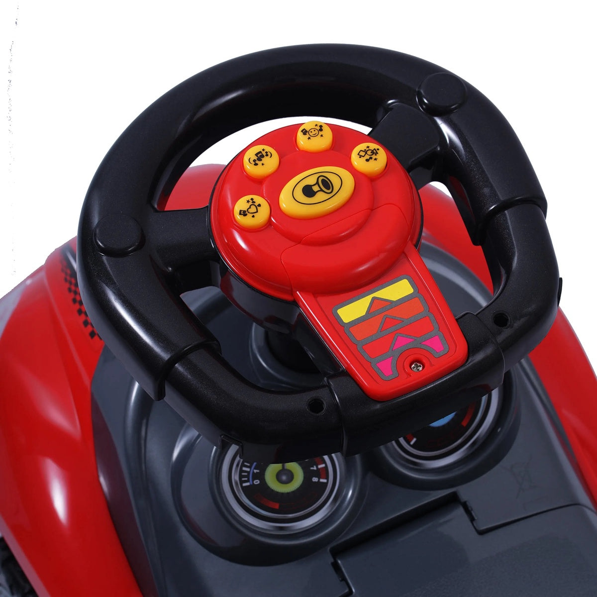 Freddo Freddo Toys Deluxe Push Ride On - Yellow - Bonton