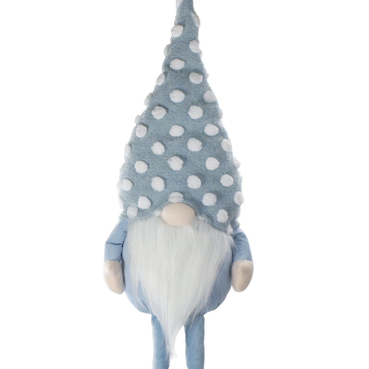  Northlight Sitting Spring Gnome Figure With a Pointy Polka Dot Hat - 34