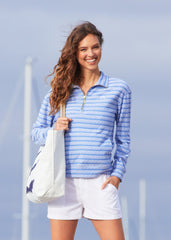 Blue Half Zip Pullover