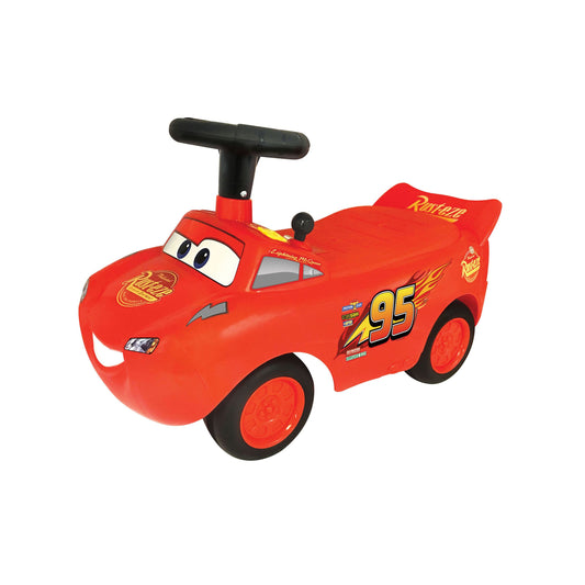 Kiddieland Disney PIXAR Cars3 Lightning McQueen Light & Sound Racer Activity Ride-On-Multi-One Size-1