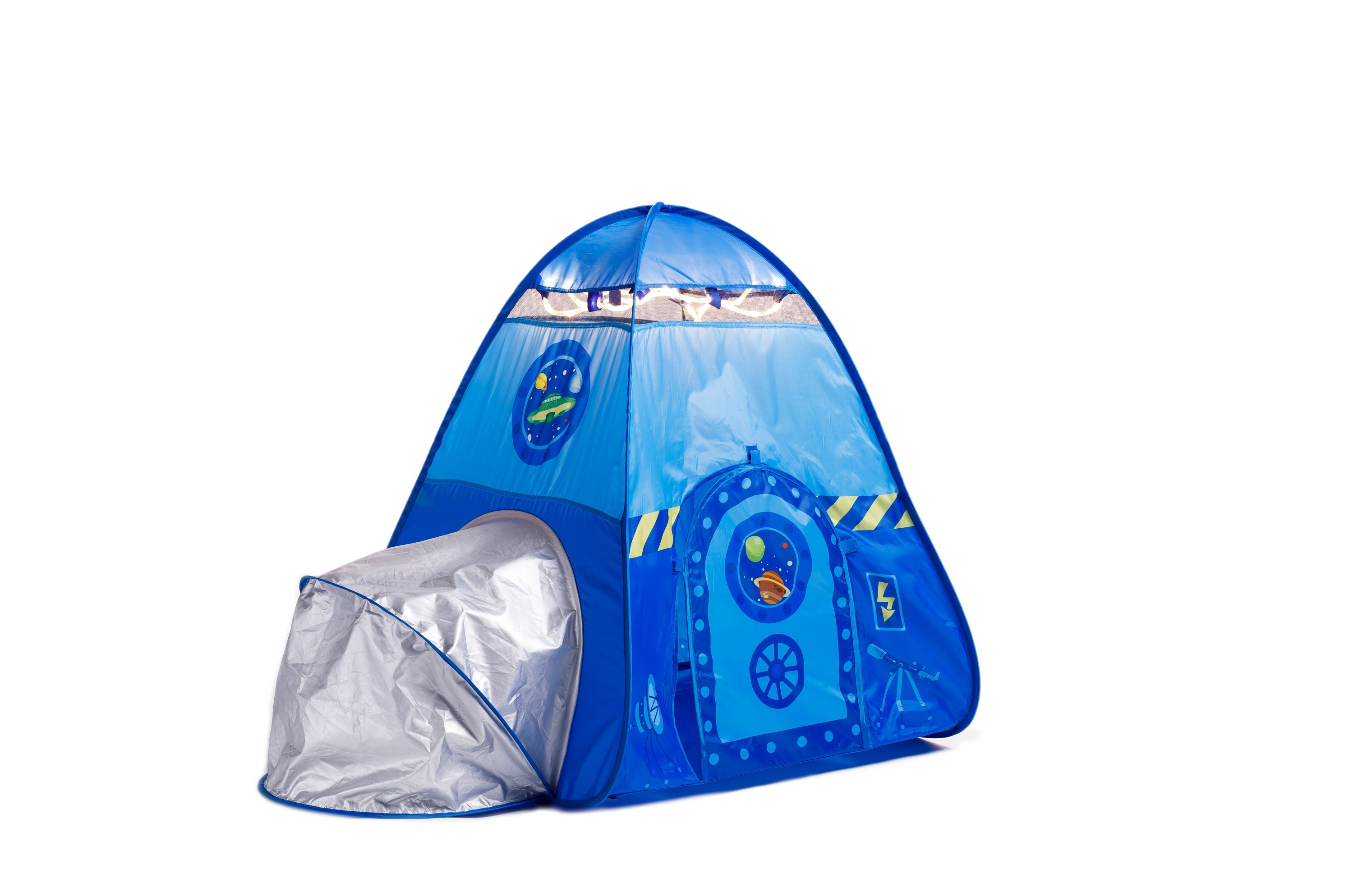  Fun2Give Fun2Give Pop-It-Up  Rocket Play Tent w/ Lights - Multi - Bonton