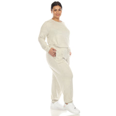 Plus Size 2 Piece Lounge Set