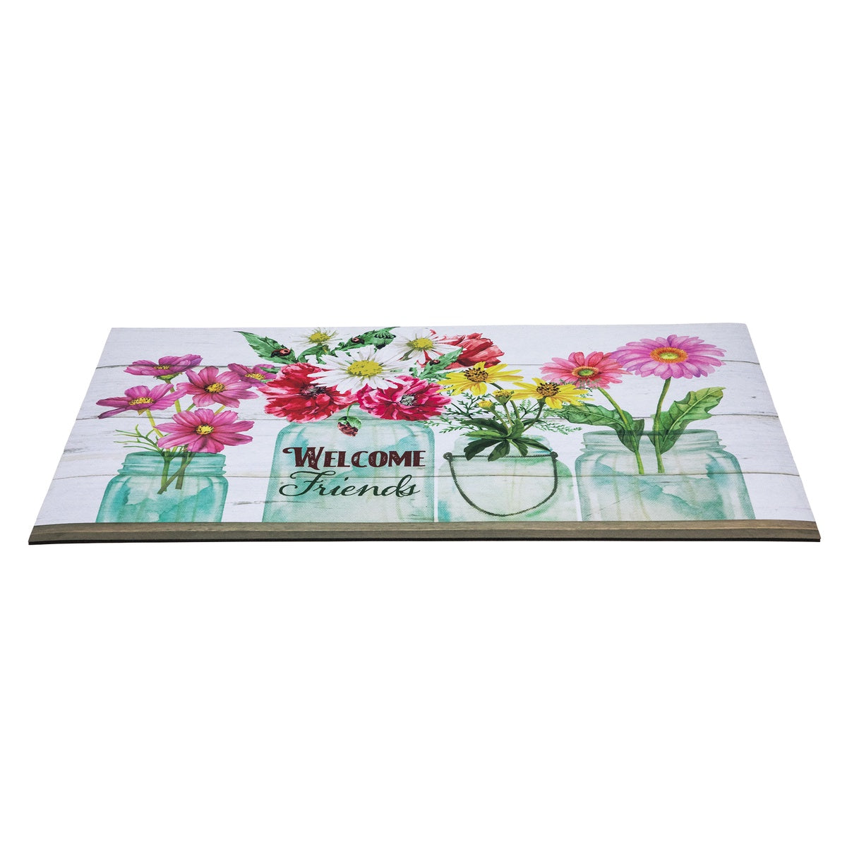  Northlight Welcome Friends Spring Bouquet Doormat 18