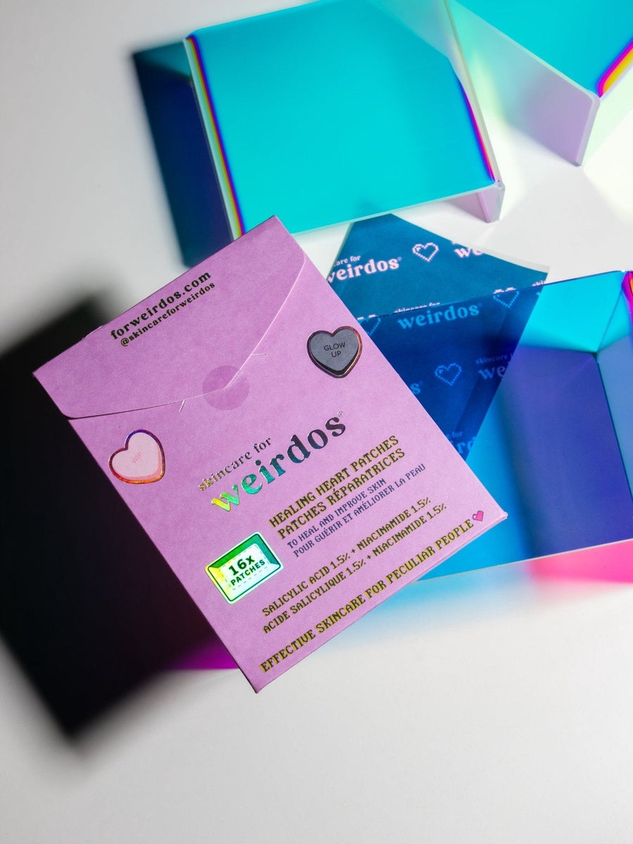  Skincare for Weirdos 16 Healing Heart Pimple Patches - Default Title - Bonton