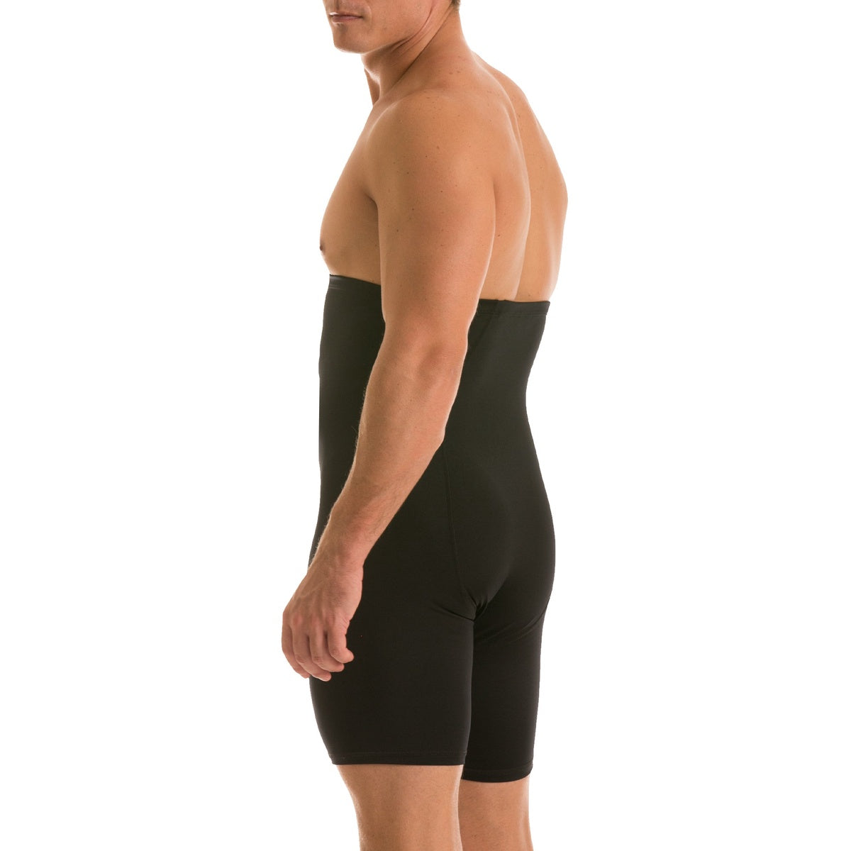  InstantFigure Insta Slim Compression Hi-Waist Undershorts Boxer Brief MS20031 - Black - Bonton