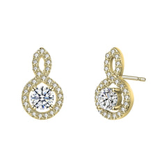 Classic 14K Gold Plated Drop Earrings