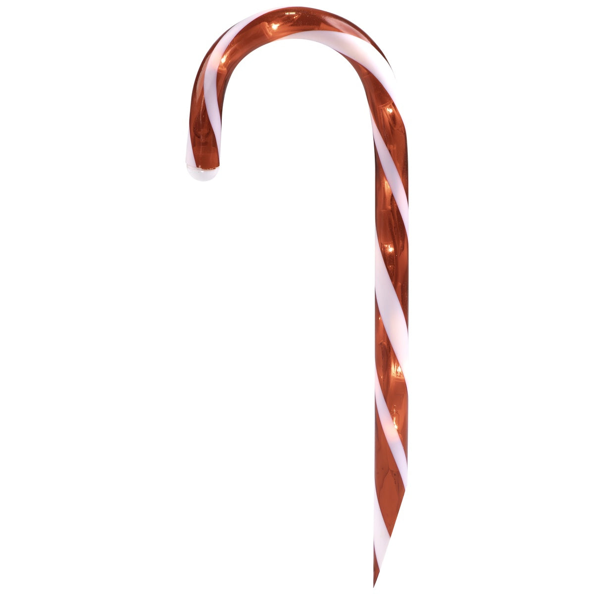  Northlight Lighted Candy Cane Outdoor Christmas Pathway Markers - 13.5' White Wire - Set of 10 - Default Title - Bonton