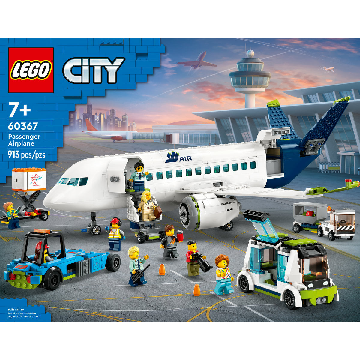  LEGO LEGO® City Passenger Airplane 60367 Building Toy Set 930 Pieces - LEGO City - Bonton