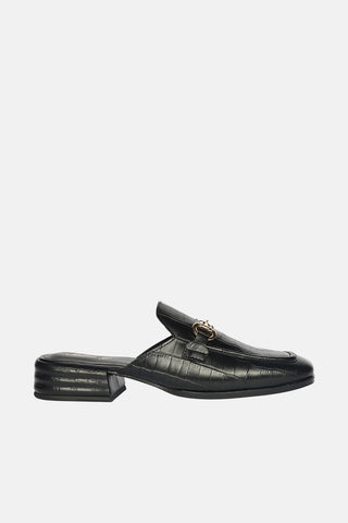 Savannah Croco - Heeled Mule
