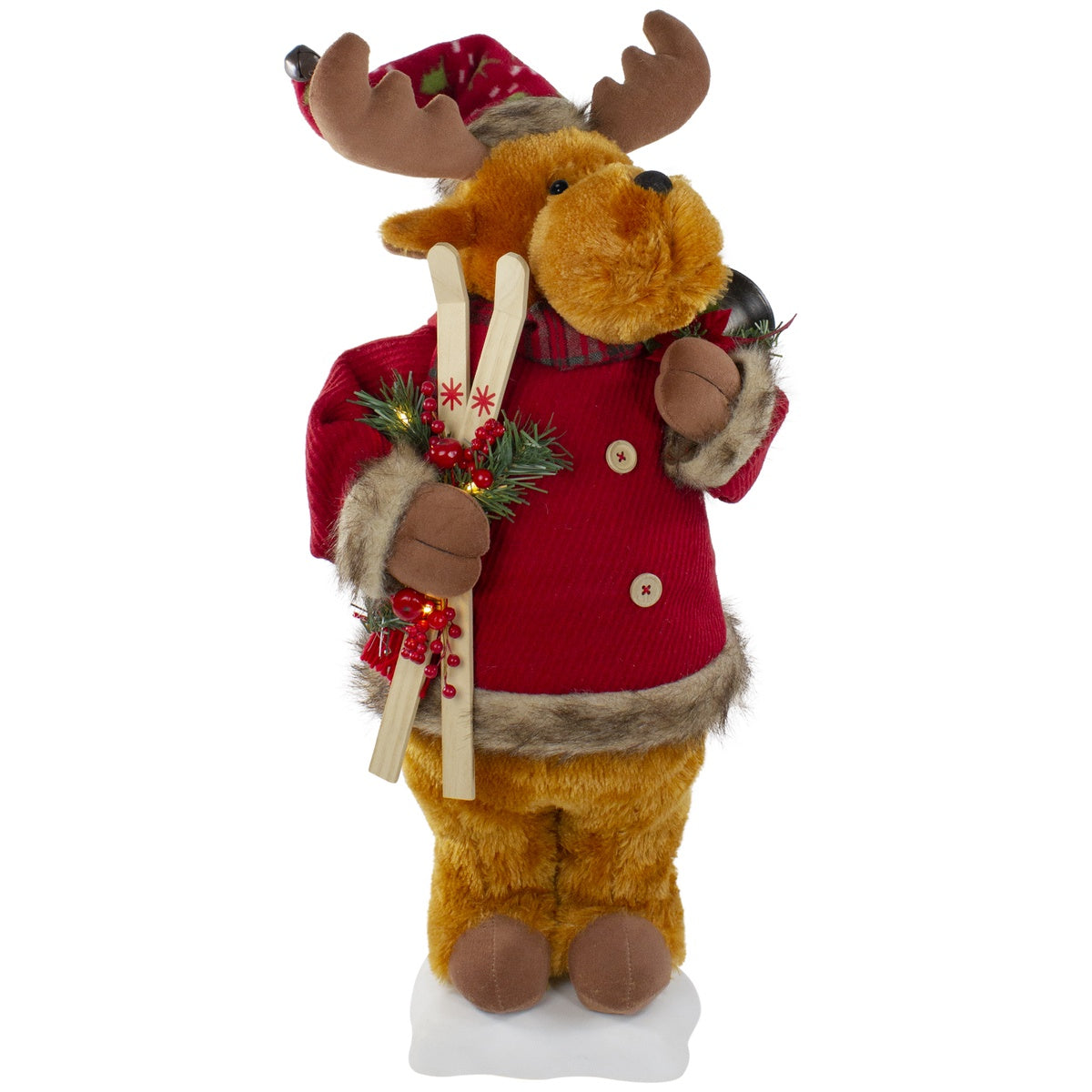  Northlight Lighted and Animated Musical Moose Christmas Figure - 24