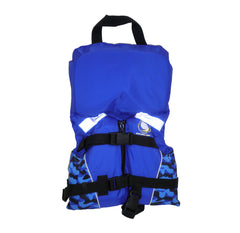 20" Blue Child Infant Life Jacket Vest With Handle - Up to 30lbs