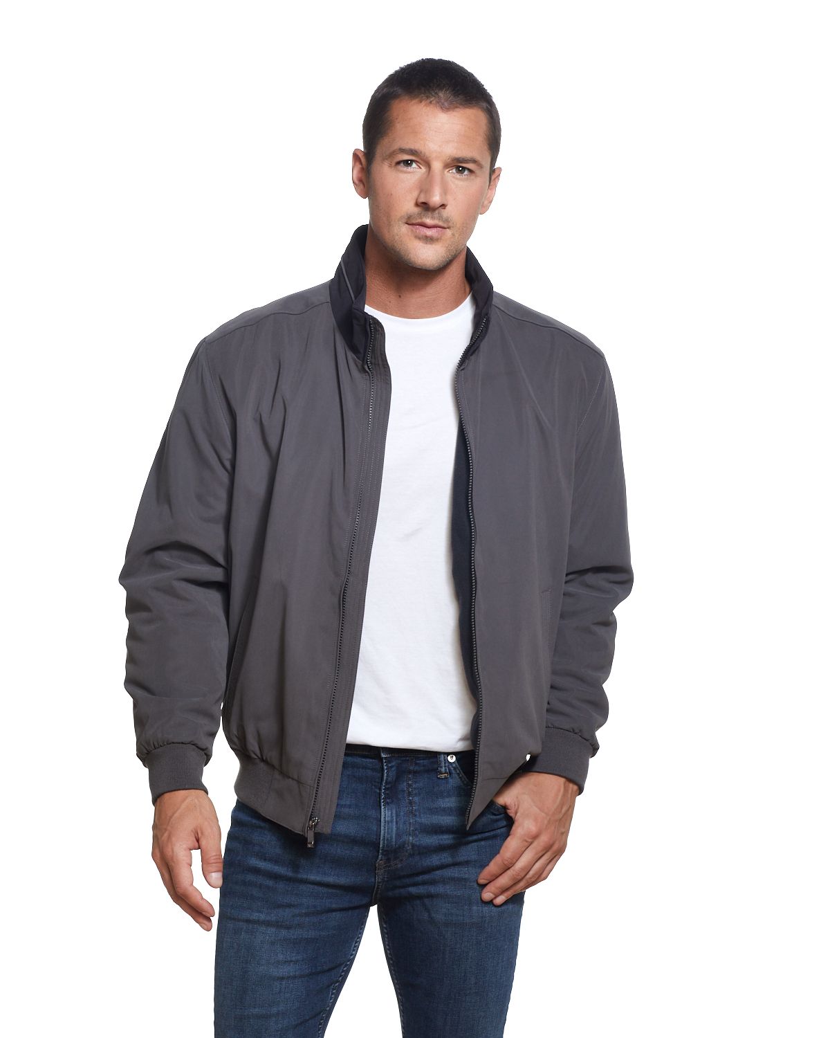  Weatherproof Men's Microfiber Mid-Weight Jacket - Java - Bonton