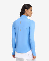 WOMEN'S RELAXED MOCK ZIP TOP (3002)