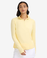 WOMEN'S RELAXED MOCK ZIP TOP (3002)