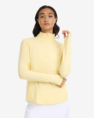 WOMEN'S RELAXED MOCK ZIP TOP (3002)