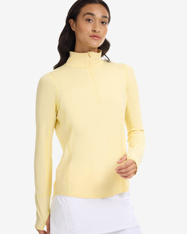 WOMEN'S RELAXED MOCK ZIP TOP (3002)