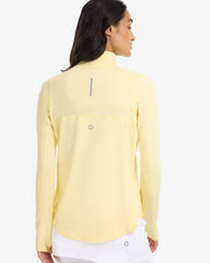 WOMEN'S RELAXED MOCK ZIP TOP (3002)