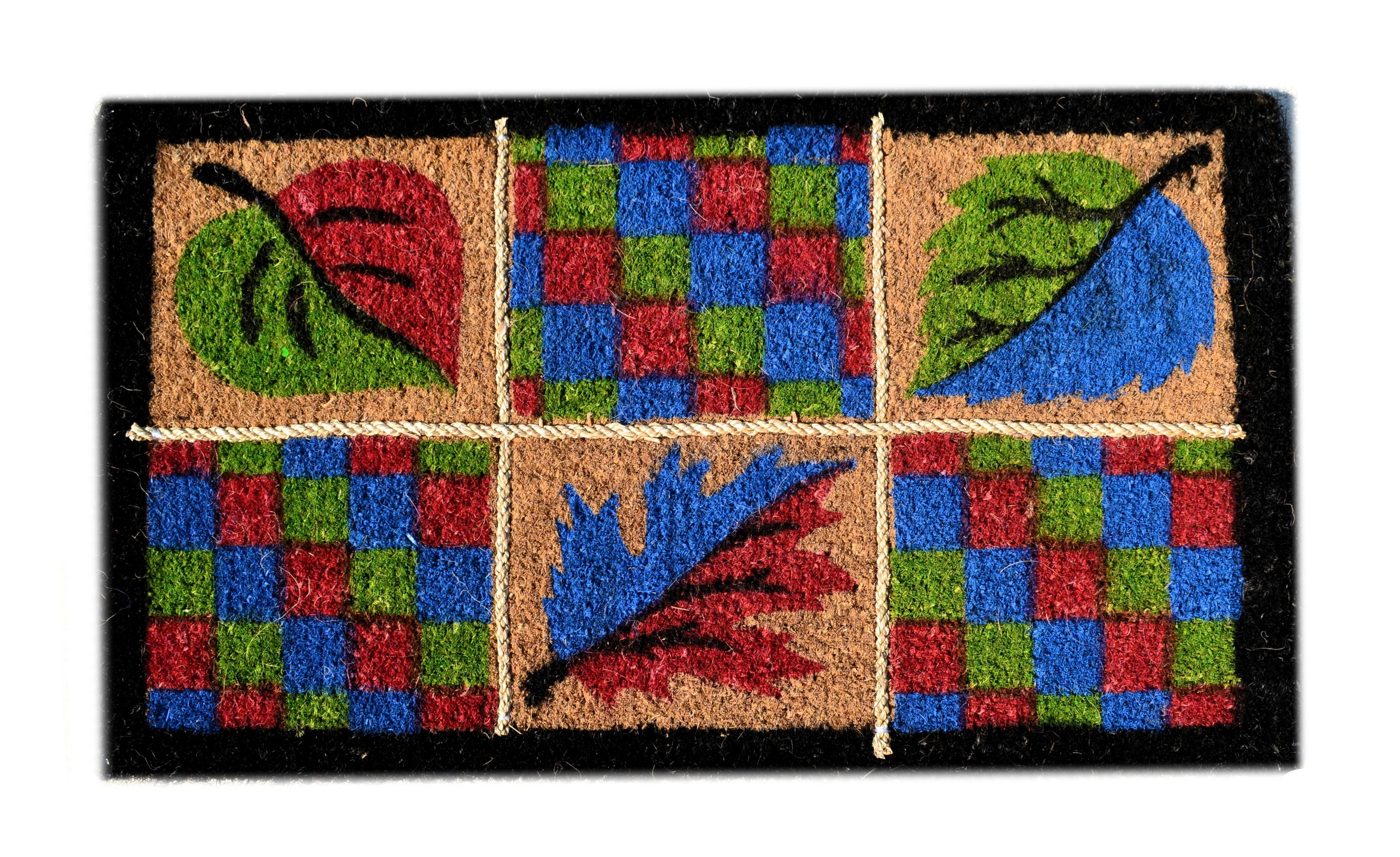  Imports Decor Leaves Rope Doormat - N/A - Bonton