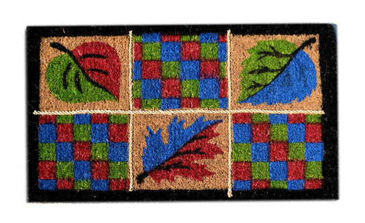 Leaves Rope Doormat