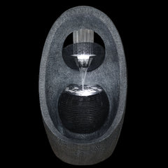 30" LED Modern Style Outdoor Garden Water Fountain