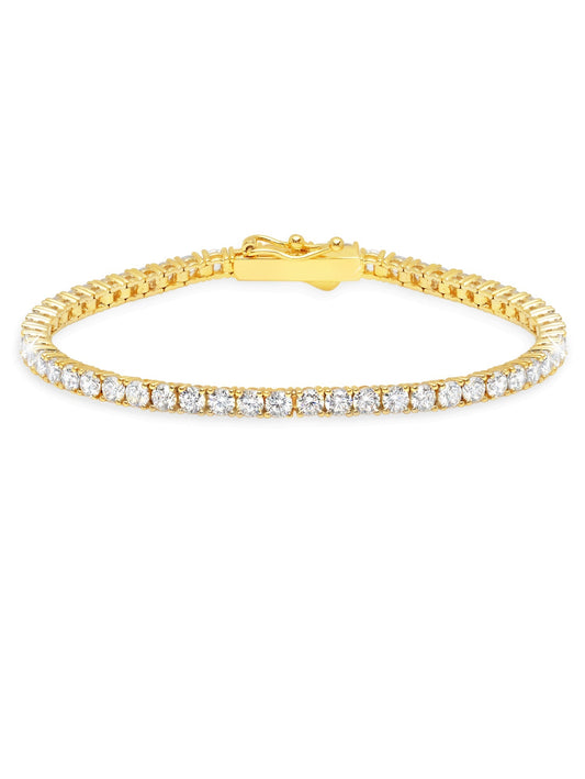 Classic Medium Brilliant Tennis Bracelet Finished