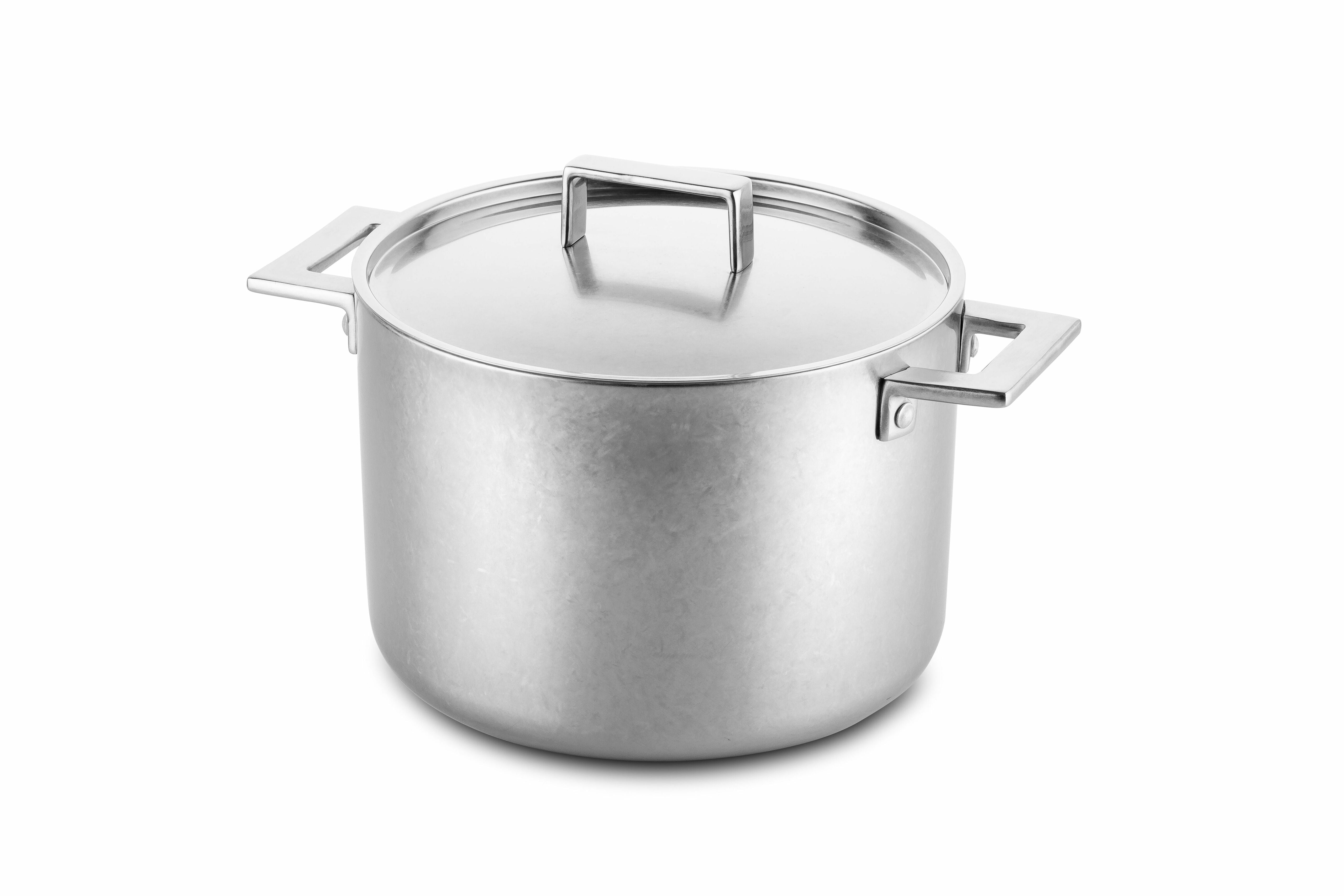  Mepra Attiva Pewter Deep Pot - Default Title - Bonton