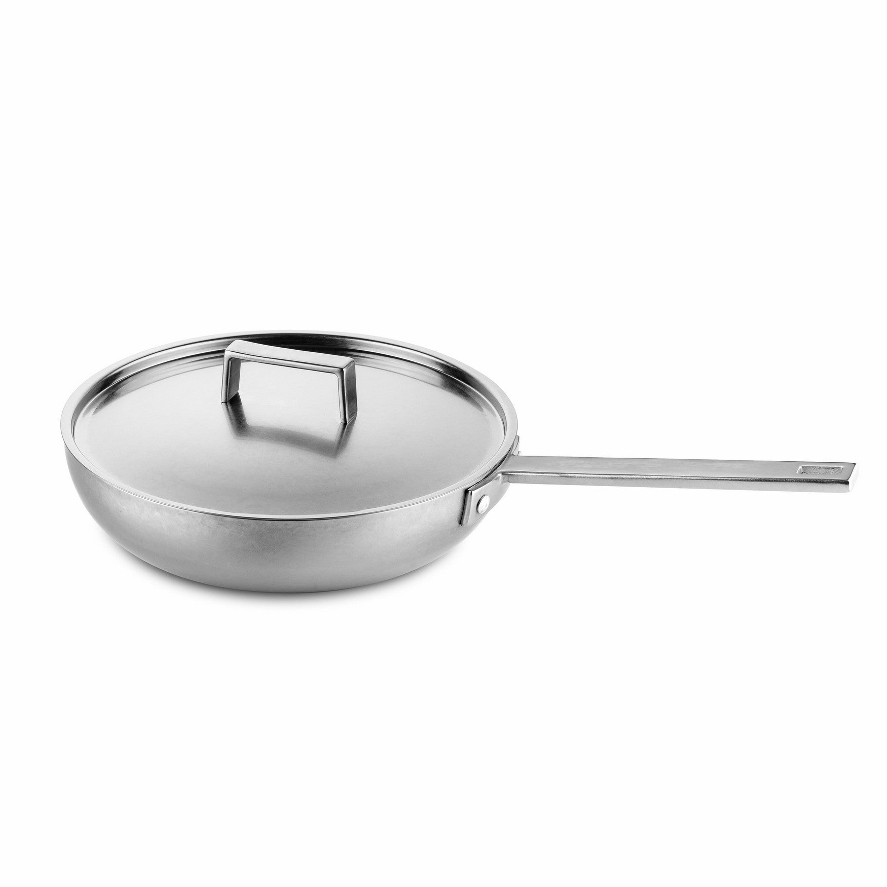  Mepra Attiva Pewter Frying Pan with Lid - Default Title - Bonton