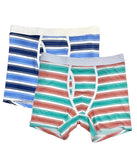 Cotton Boxer Brief and Stripe (Pack of 2)