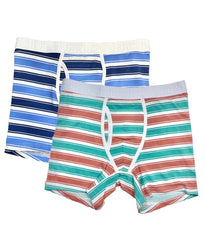 Cotton Boxer Brief and Stripe (Pack of 2)