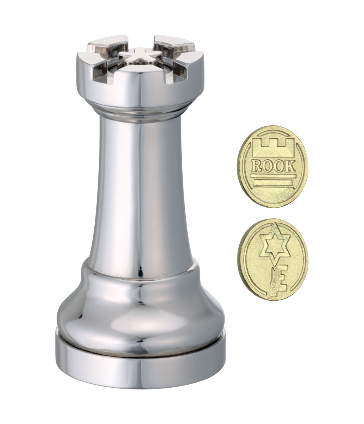  Hanayama Level 1 Cast Chess Puzzle - Rook Multi - Multi - Bonton