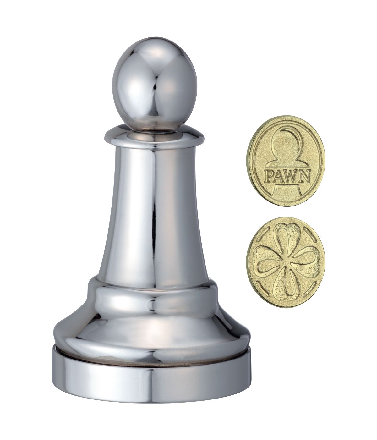  Hanayama Level 1 Cast Chess Puzzle - Pawn Multi - Multi - Bonton