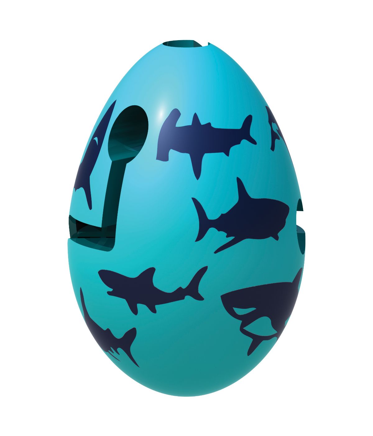  Smart Egg Labyrinth Puzzle - Shark Multi - Multi - Bonton