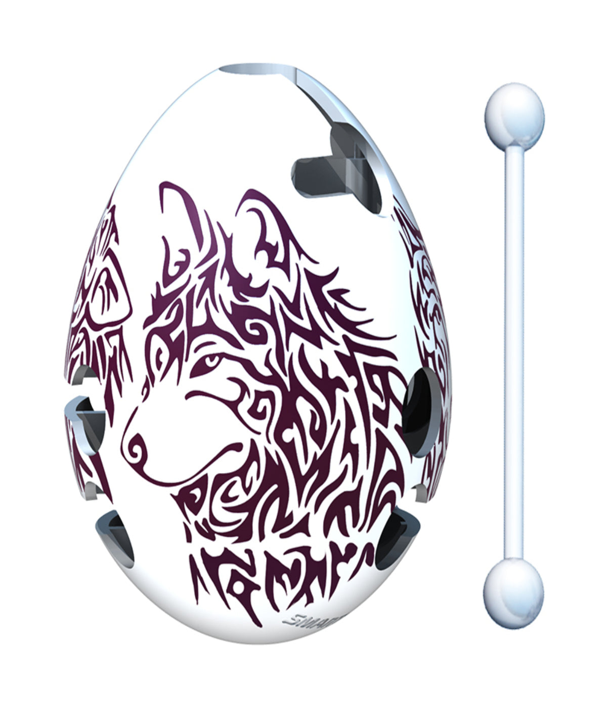  Smart Egg Labyrinth Puzzle - Wolf Multi - Multi - Bonton