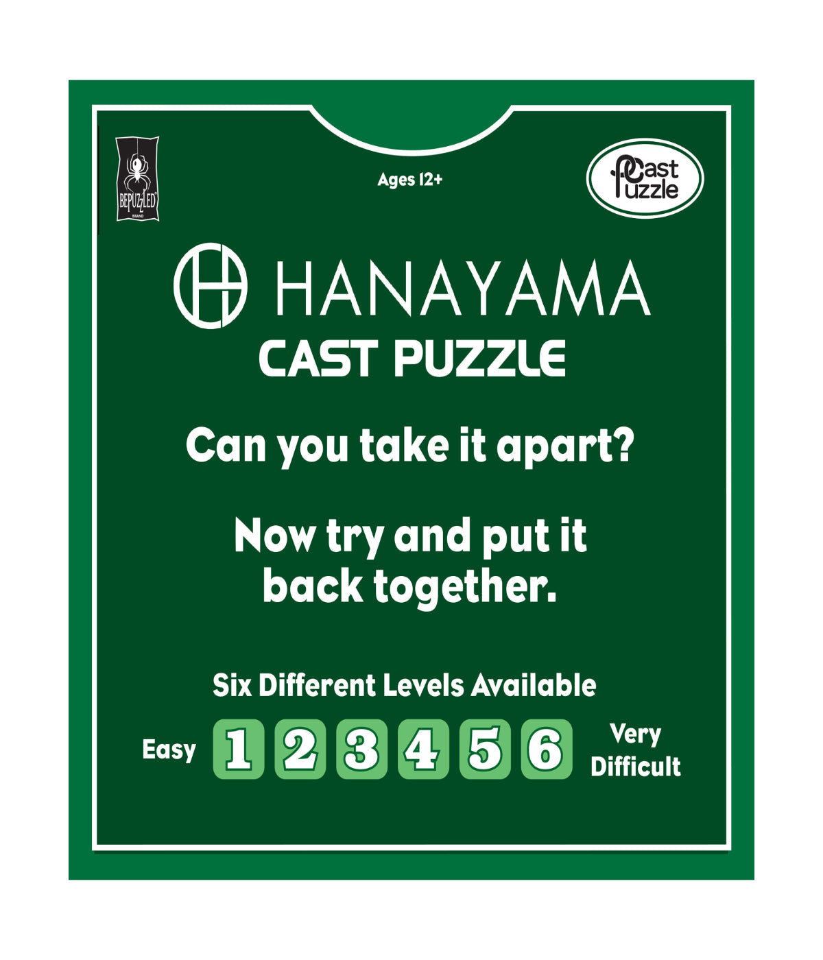  Hanayama Level 3 Cast Puzzle - Dice Multi - Multi - Bonton