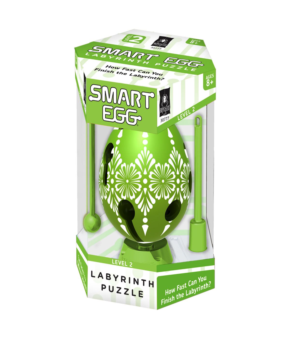  Smart Egg Labyrinth Puzzle - Color Collection Green - Green - Bonton