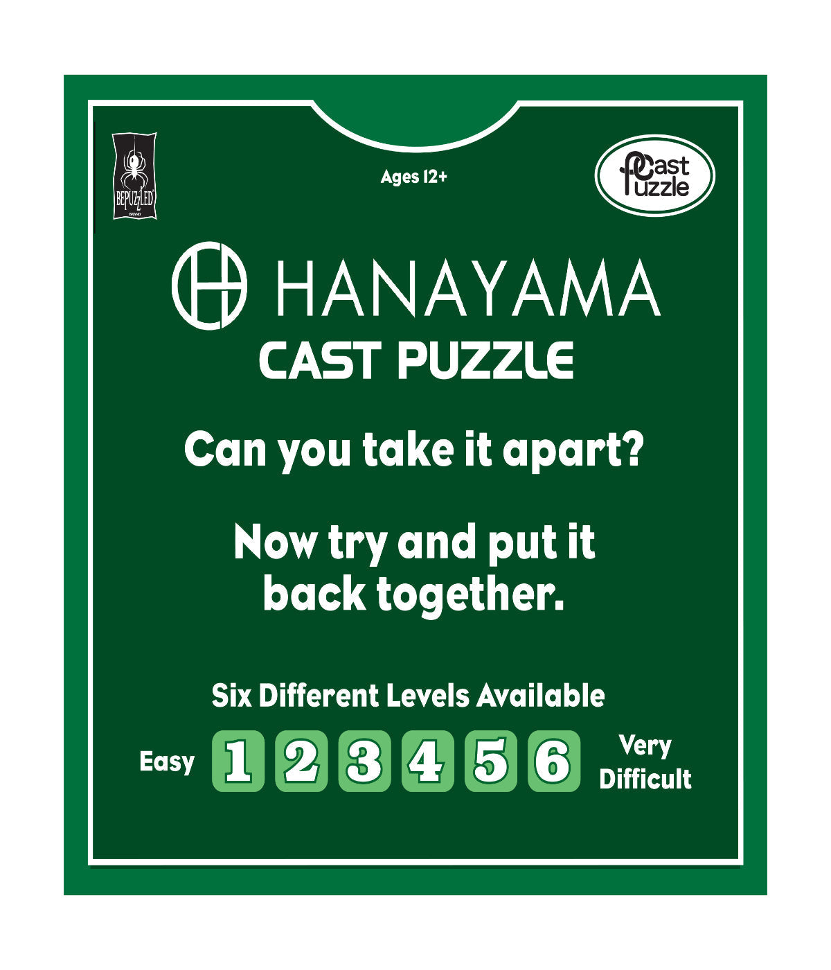  Hanayama Level 1 Cast Puzzle - Diamond Multi - Multi - Bonton