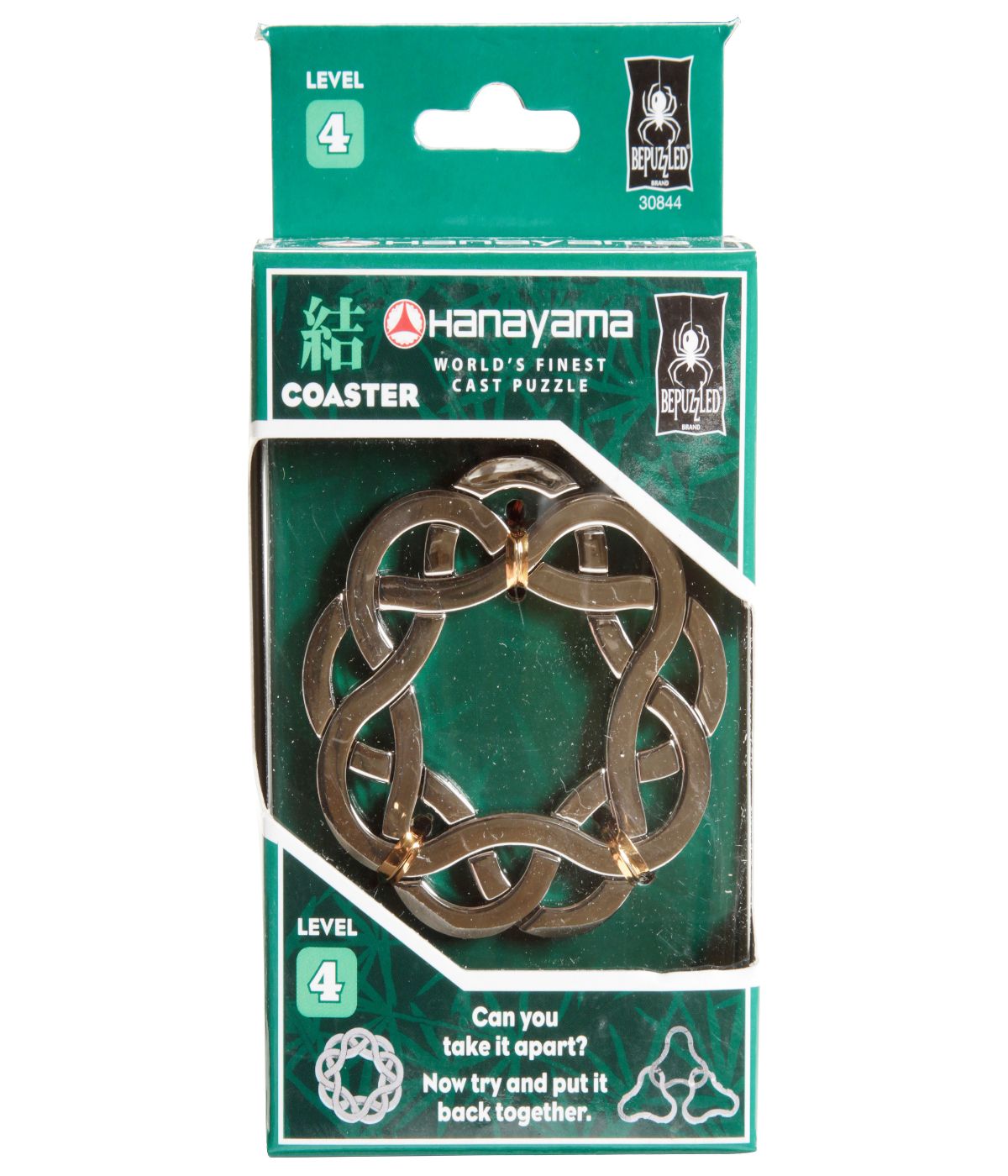  Hanayama Level 4 Cast Puzzle - Coaster Multi - Multi - Bonton