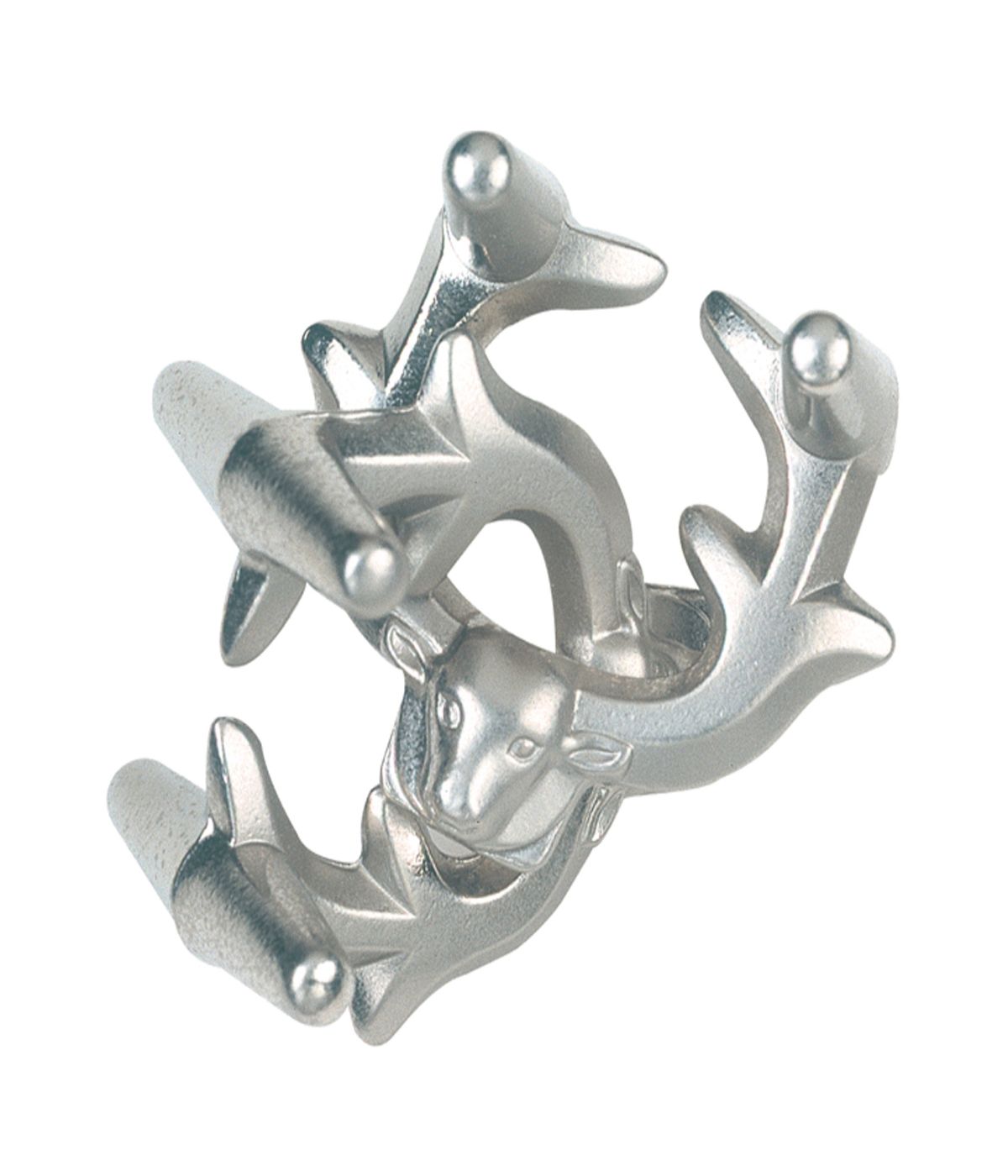  Hanayama Level 6 Cast Puzzle - Elk Multi - Multi - Bonton