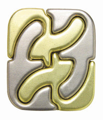 Hanayama Level 6 Cast Puzzle - Square Multi