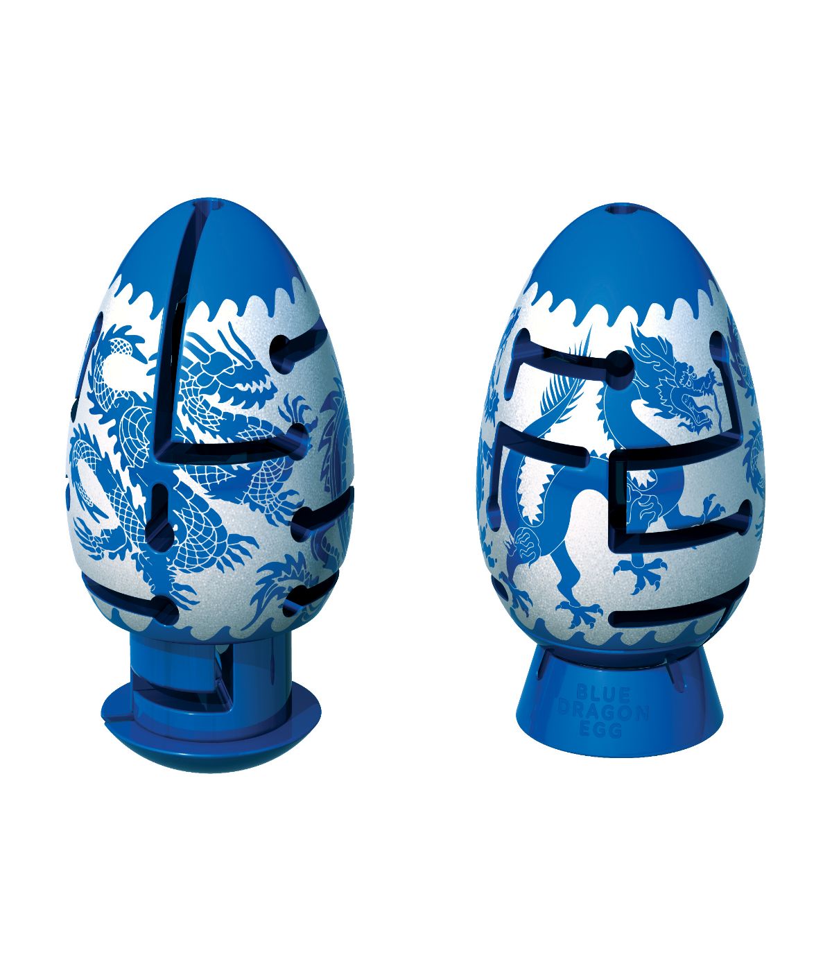  Smart Egg 2-Layer Labyrinth Puzzle -Dragon Blue - Blue - Bonton