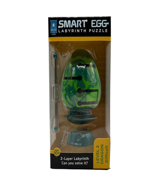 Smart Egg 2-Layer Labyrinth Puzzle -Dragon Green