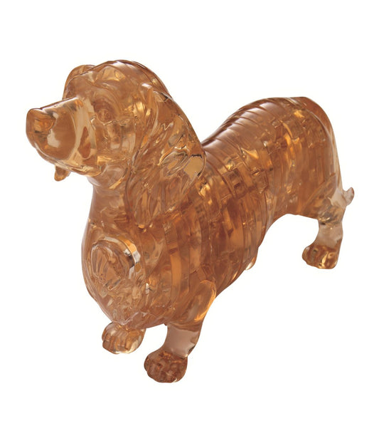 3D Crystal Puzzle - Dachshund: 41 Pcs Multi