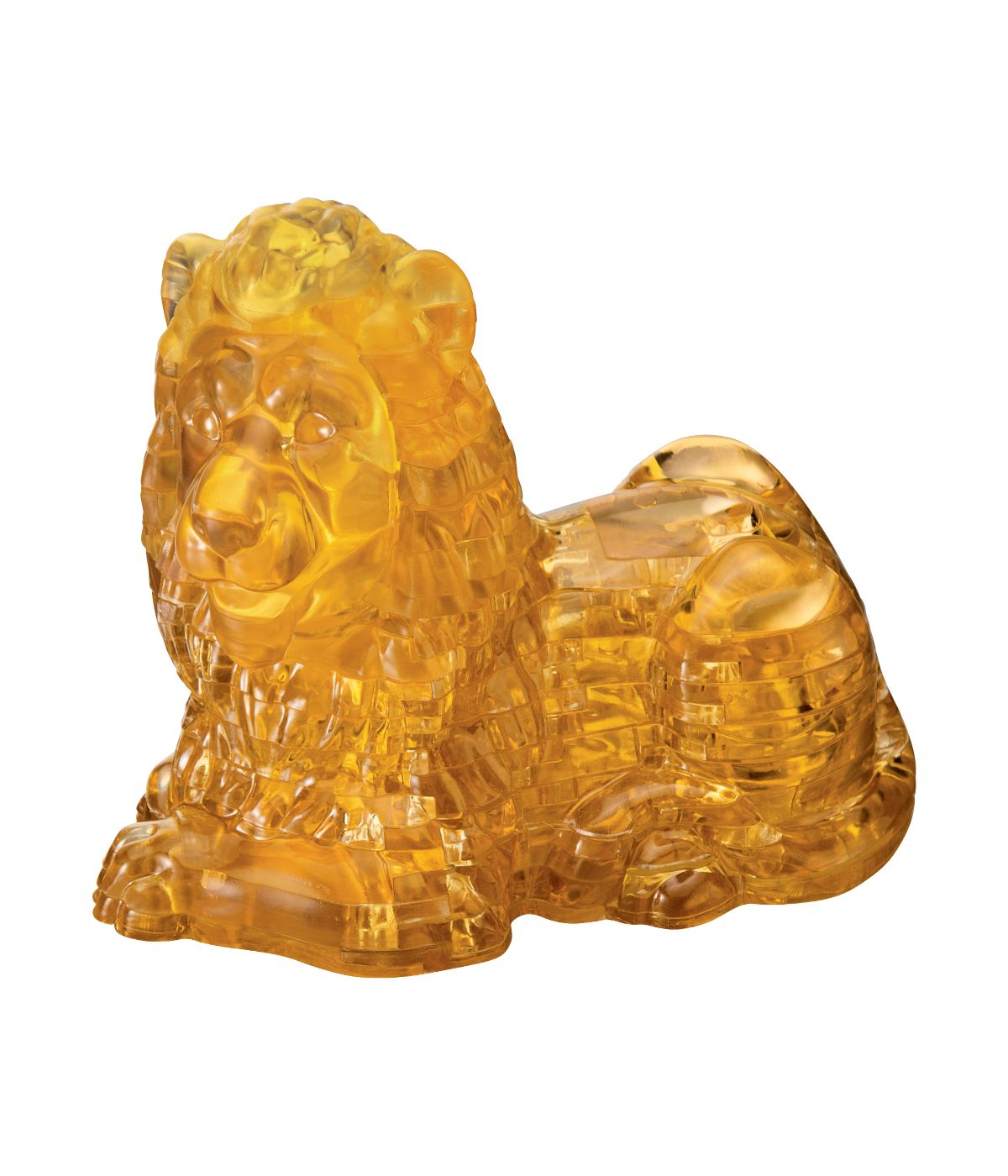  3D Crystal Puzzle - Lion: 96 Pcs Multi - Multi - Bonton