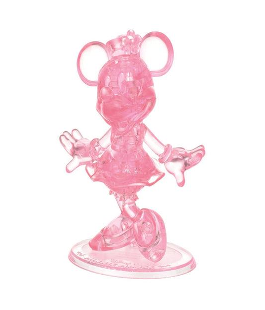 3D Crystal Puzzle - Disney Minnie Mouse: 39 Pcs Pink