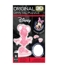 3D Crystal Puzzle - Disney Minnie Mouse: 39 Pcs Pink