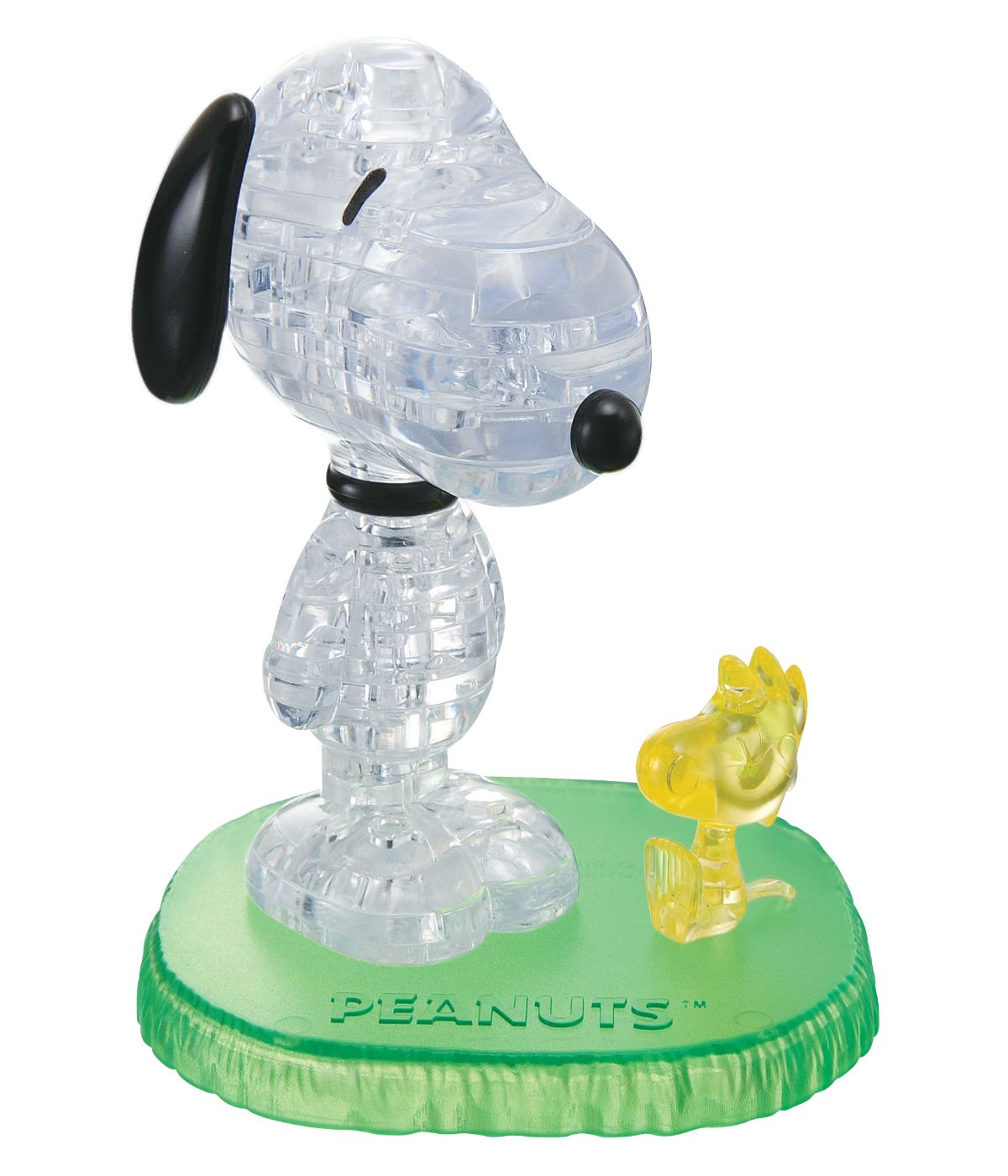  3D Crystal Puzzle - Peanuts Snoopy with Woodstock: 41 Pcs Multi - Multi - Bonton